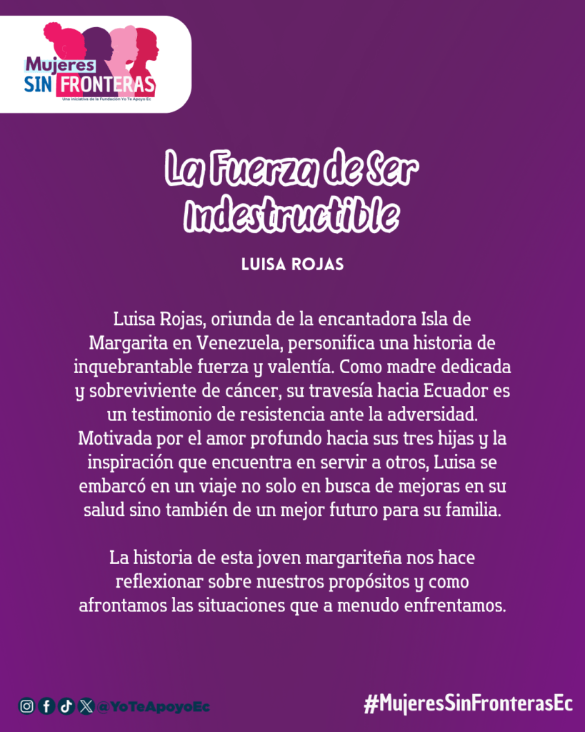 Luisa Rojas #MujeresSinFronterasEc